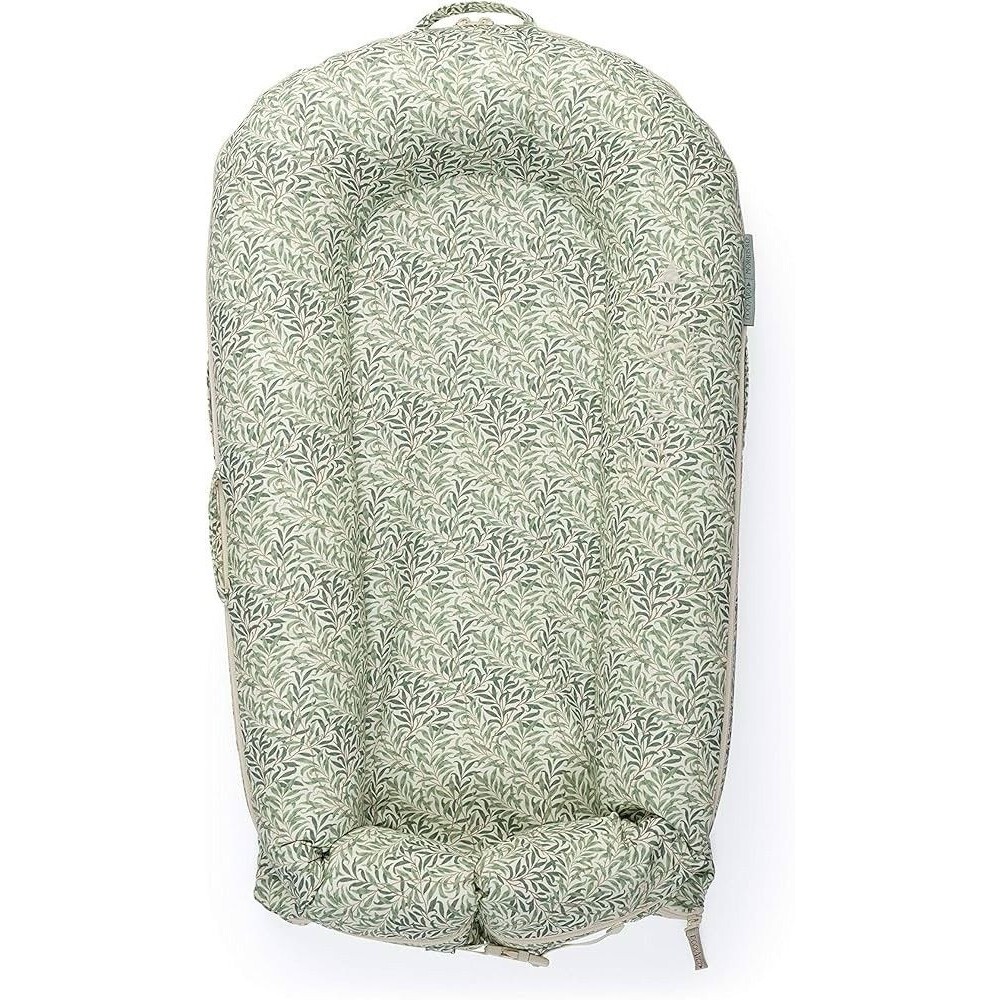 DockATot® Deluxe+ Dock Green Leaf Boho Willow Boughs Morris & Co LIMITED EDITION